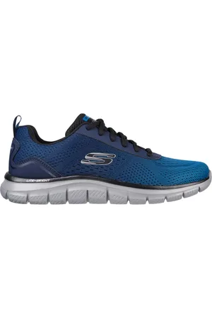 Skechers Muži Track - Ripkent Shoes v Tmave Modrá/Modrý