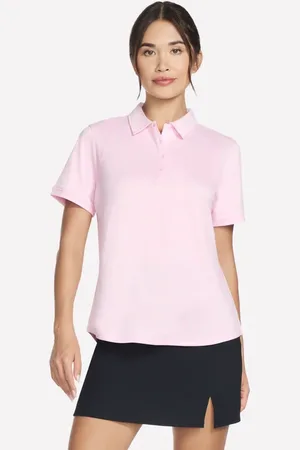 Skechers Ženy GO DRI SWIFT Club Polo v Bílý/Růžový