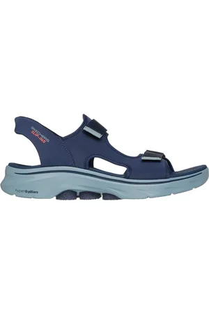 Skechers Muži Slip-ins: GO WALK 7 sandály - Ken v Tmave Modrá/Oranzový
