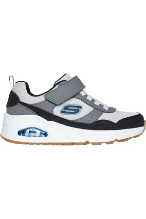 Skechers Chlapci Uno - Retro-Squad Shoes v Černá/Bílý