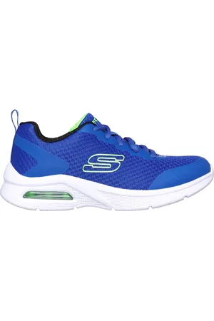 Skechers Chlapci Microspec Max - Kaptix Shoes v Modrý/Limetková