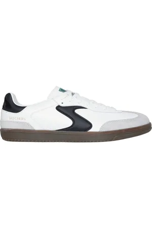 Skechers Muži Hotshot - Pyke Shoes v Bílý/Černá