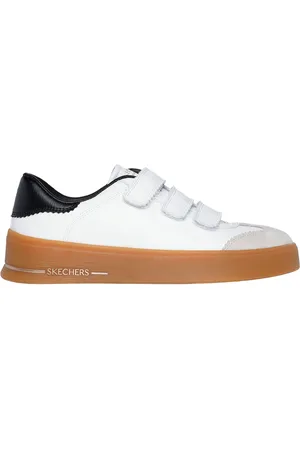 Skechers Ženy Hiland - Perfect Trio Shoes v Bílý/Černá