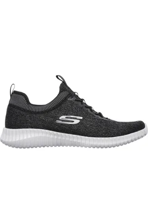 Skechers Muži Flex - Hartnell Shoes v Černá/Šedá
