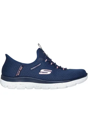 Skechers Ženy Slip-ins Waterproof: Summits - Best Choice Shoes v Tmave Modrá/Korál