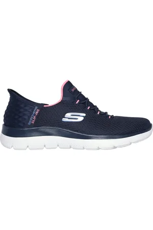 Skechers Ženy Slip-ins: Summits - Diamond Dream Shoes v Tmave Modrá/Ruzový