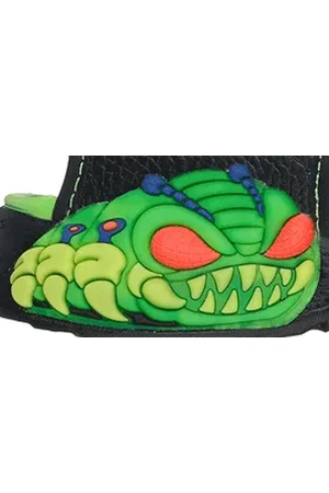 Skechers Chlapci S-Lights: Creature-Splash Shoes v Černá/Limetková