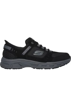 Skechers Muži Slip-ins RF: Oak Canyon Shoes v Cerná/Sedá Uhlíková