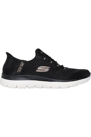 Skechers Ženy Slip-ins: Summits - Classy Night Shoes v Černá/Růžové Zlato