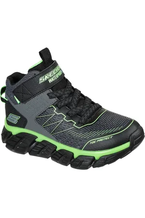 Skechers Chlapci Tech-Grip - High-Surge Shoes v Šedá/Limetková