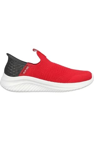 Skechers Chlapci Slip-ins: Ultra Flex 3.0 - Smooth Step Shoes v Červené/Černá