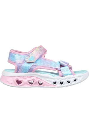 Skechers Dívky Flutter Hearts sandály v