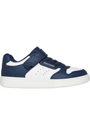 Skechers Chlapci Quick Street Shoes v Tmave Modrá/Bílý