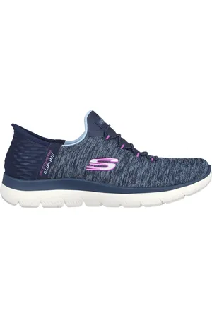 Skechers Ženy Slip-ins: Summits - Dazzling Haze Shoes v Tmave Modrá/Fialová