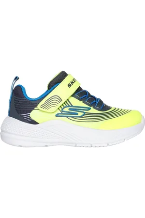 Skechers Chlapci Microspec Advance Shoes v Žlutá/Modrý