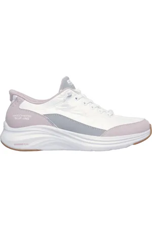 Skechers Ženy Slip-ins: Contour Foam - Cozy Fit Shoes v Bílý/ Levandule