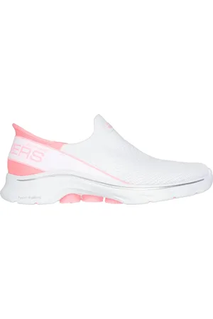 Skechers Ženy Slip-ins: GO WALK 7 - Mia Shoes v Bílý/Růžový