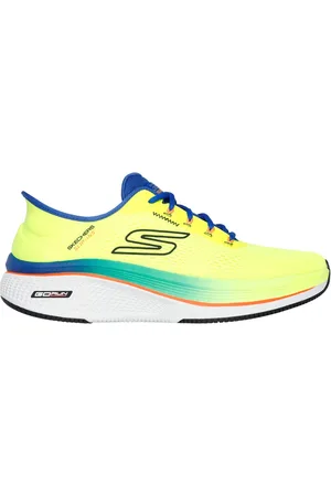 Skechers Muži Slip-ins: GO RUN Elevate 2.0 - Banyan Teniska v Žlutá/Modrý