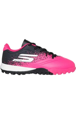 Skechers Razor 1.5 Jr Td TF Shoes v Černá/Růžový