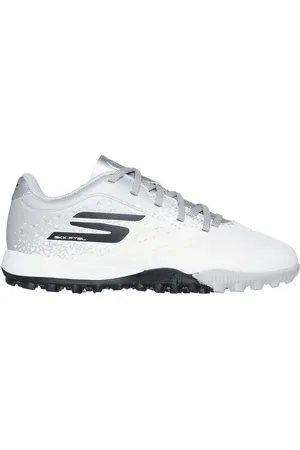 Skechers Razor 1.5 Jr Td TF Shoes v Bílý/Stříbrná