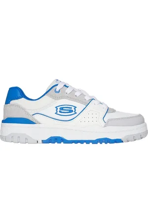 Skechers Chlapci SKX-228 Shoes v Bílý/Světlešedá