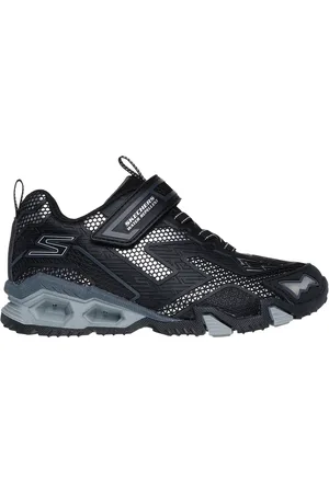 Skechers Chlapci S-Lights: Hydro Lights - Heat-Tread Shoes v Černá/Stříbrná