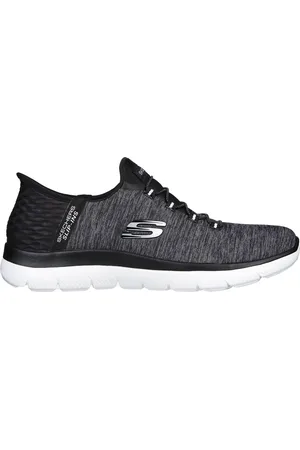 Skechers Ženy Slip-ins: Summits - Dazzling Haze Shoes v Černá/Bílý