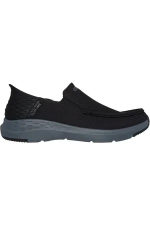Skechers Muži Slip-ins RF: Parson - Ralven Shoes v Cerná/Sedá Uhlíková