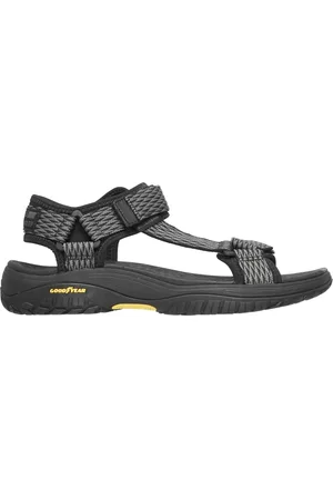 Skechers Muži Relaxed Fit: Lomell - Rip Tide Shoes v Černá/Šedá