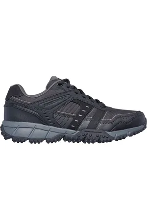 Skechers Muži Urban Trax Shoes v Cerná/Sedá Uhlíková
