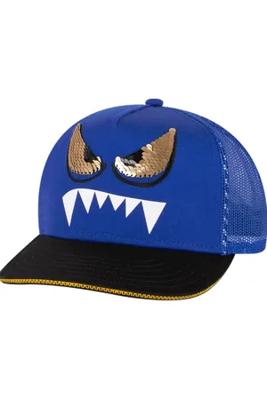 Skechers Monster Eyes Trucker Hat v Modrý/Černá