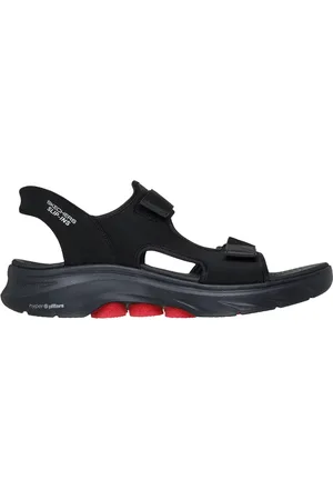 Skechers Muži Slip-ins: GO WALK 7 sandály - Ken v Černá/Červené