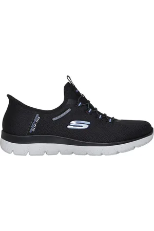 Skechers Ženy Slip-ins Waterproof: Summits - Best Choice Shoes v Černá/Světle Modrá