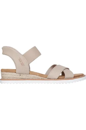 Skechers Ženy Slip-ins: BOBS Desert Kiss - Golden Lily sandály v
