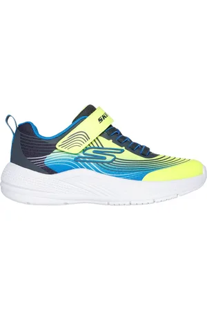 Skechers Chlapci Microspec Advance Shoes v Žlutá/Modrý