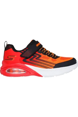 Skechers Chlapci Microscope Max Advance Shoes v Černá/Červené