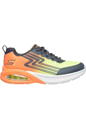 Skechers Chlapci Microspec Max Advance - Vadieno Shoes v Sedá Uhlíková/Oranzový