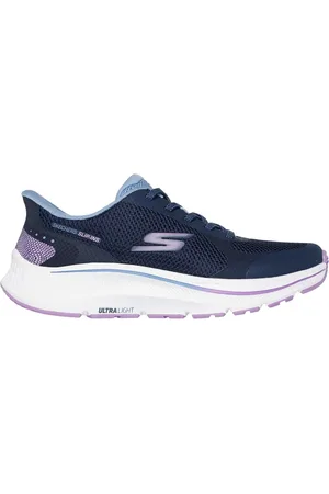 Skechers Ženy Slip-ins: GO RUN Consistent 2.0 - Captiva Teniska v Tmave Modrá/Levandule