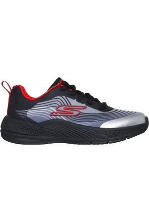 Skechers Chlapci Microspec Advance - Revconix Shoes v Černá/Červené