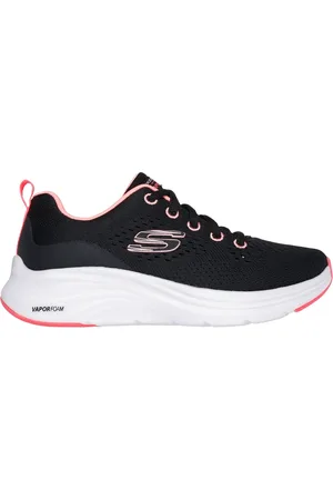 Skechers Dívky Vapor Foam - Brisk Quick Shoes v Černá/Růžový