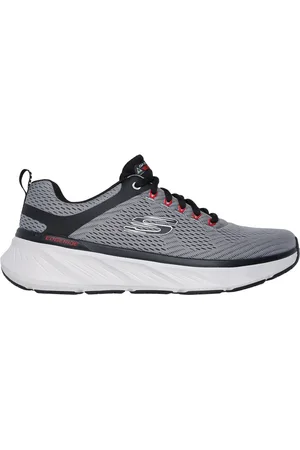 Skechers Muži Relaxed Fit: Edgeride - Contention Teniska v Sedá Uhlíková/Cerná
