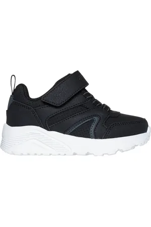 Skechers Chlapci Uno Lite - Echo Surge Shoes v Černá/Bílý