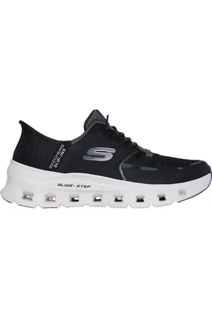Skechers Ženy Slip-ins: Glide-Step Pro Shoes v Cerná/Sedá Uhlíková