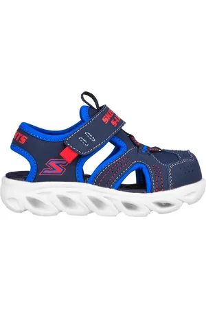 Skechers Chlapci S Lights: Hypno-Splash - Sunzys Shoes v Tmave Modrá/Modrý