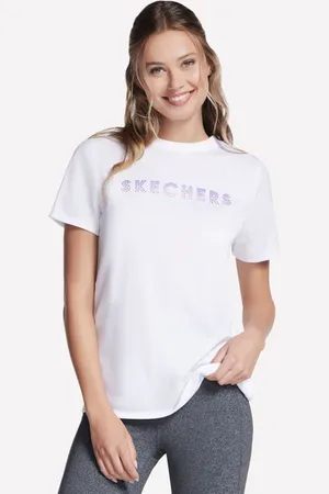 Skechers Ženy Gradient Short Sleeve tričko v