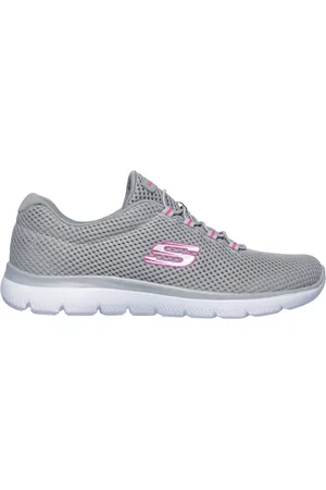 Skechers Ženy Summits Shoes v Šedá/Sytě Růžová