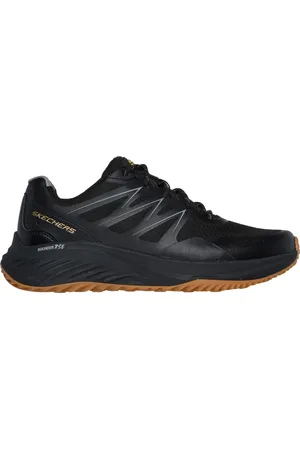 Skechers Muži Bounder RSE - Zoner Shoes v Cerná/Zlatá
