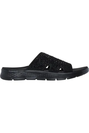 Skechers Ženy GO WALK Flex sandály - Glitz v