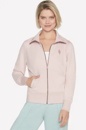 Skechers Ženy The Hoodless mikina Diamond bunda v
