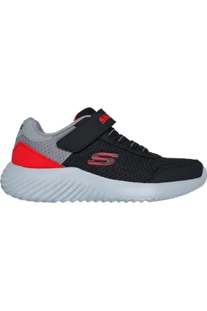 Skechers Chlapci Bounder - Trekzic Shoes v Černá/Červené